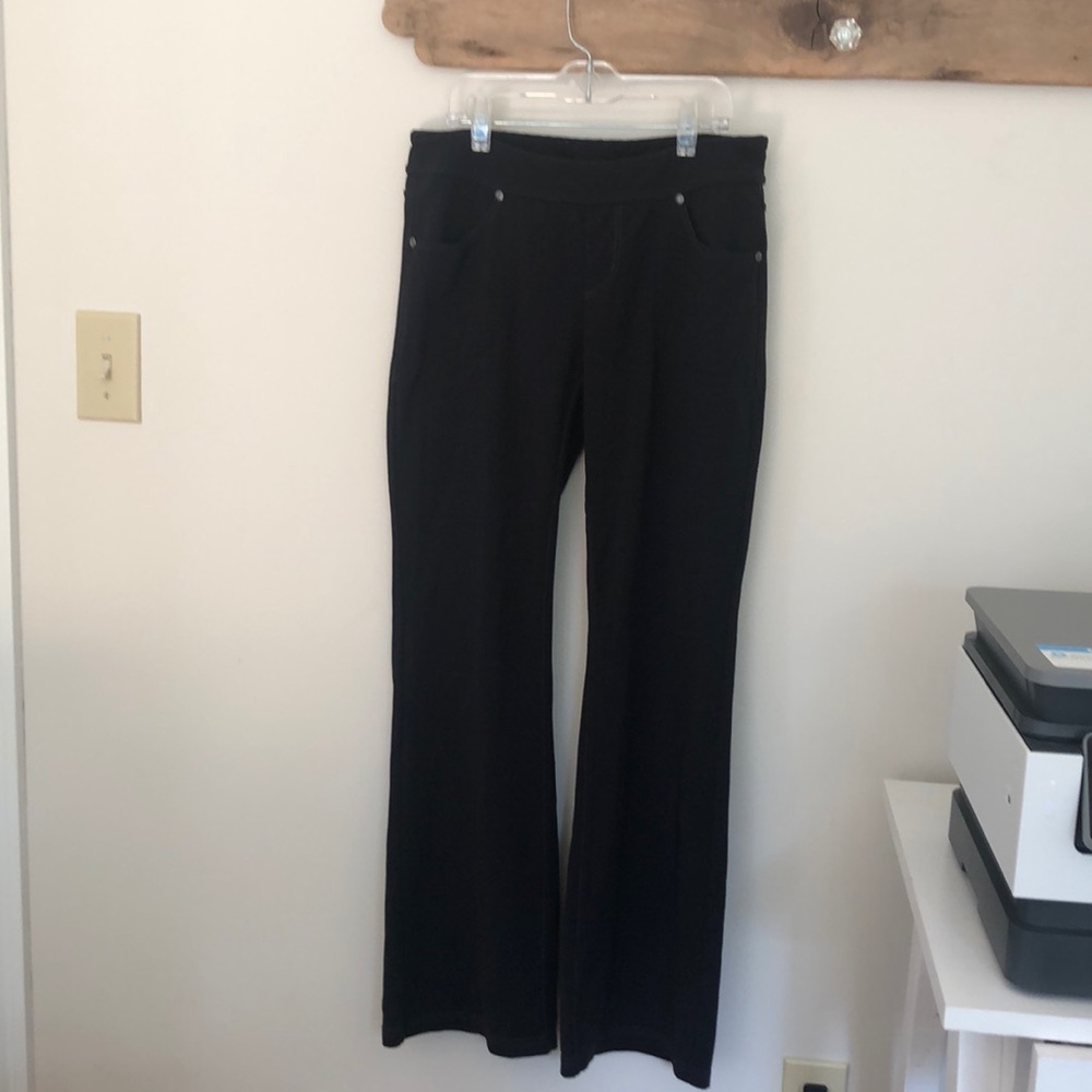 Athleta black flare pants, size small-petite